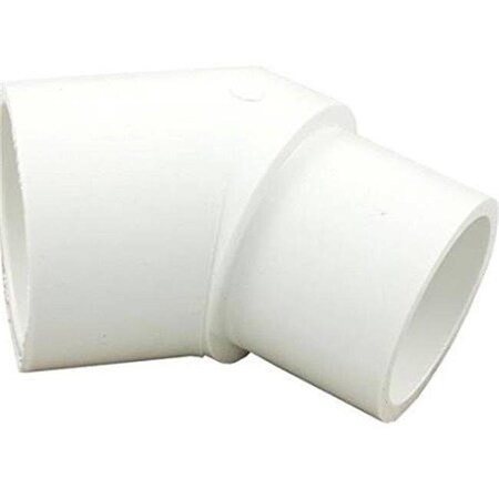 Powerplay 1.5 in. 45 deg Street PVC Elbow Fitting PO713533